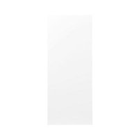 GoodHome Balsamita Matt white slab 70:30 Larder/Fridge freezer Cabinet door (W)600mm (H)1467mm (T)16mm