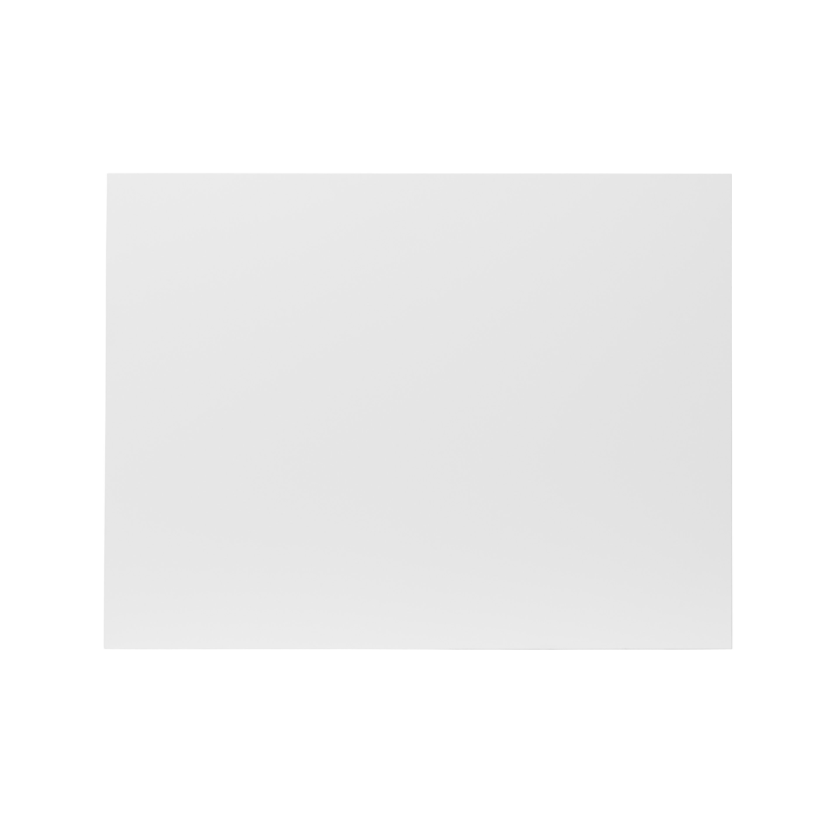 GoodHome Balsamita Matt white Slab Appliance Cabinet door (W)600mm (H)453mm (T)16mm