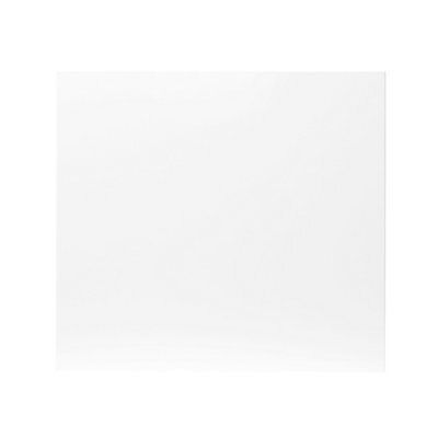 GoodHome Balsamita Matt white Slab Appliance Cabinet door (W)600mm (H)543mm (T)16mm