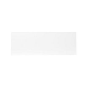 GoodHome Balsamita Matt white slab Drawerline Cabinet door, (W)1000mm (H)356mm (T)16mm