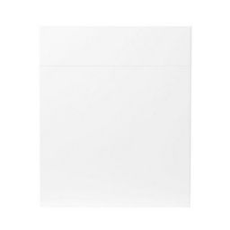 GoodHome Balsamita Matt white slab Drawerline door & drawer front, (W)600mm