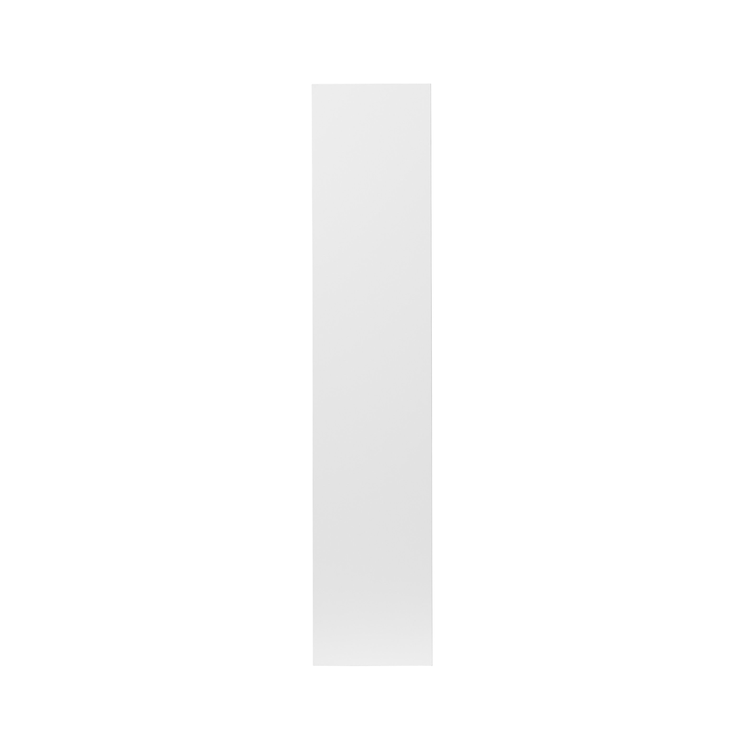 GoodHome Balsamita Matt white Slab Highline Cabinet door (W)150mm (H)715mm (T)16mm