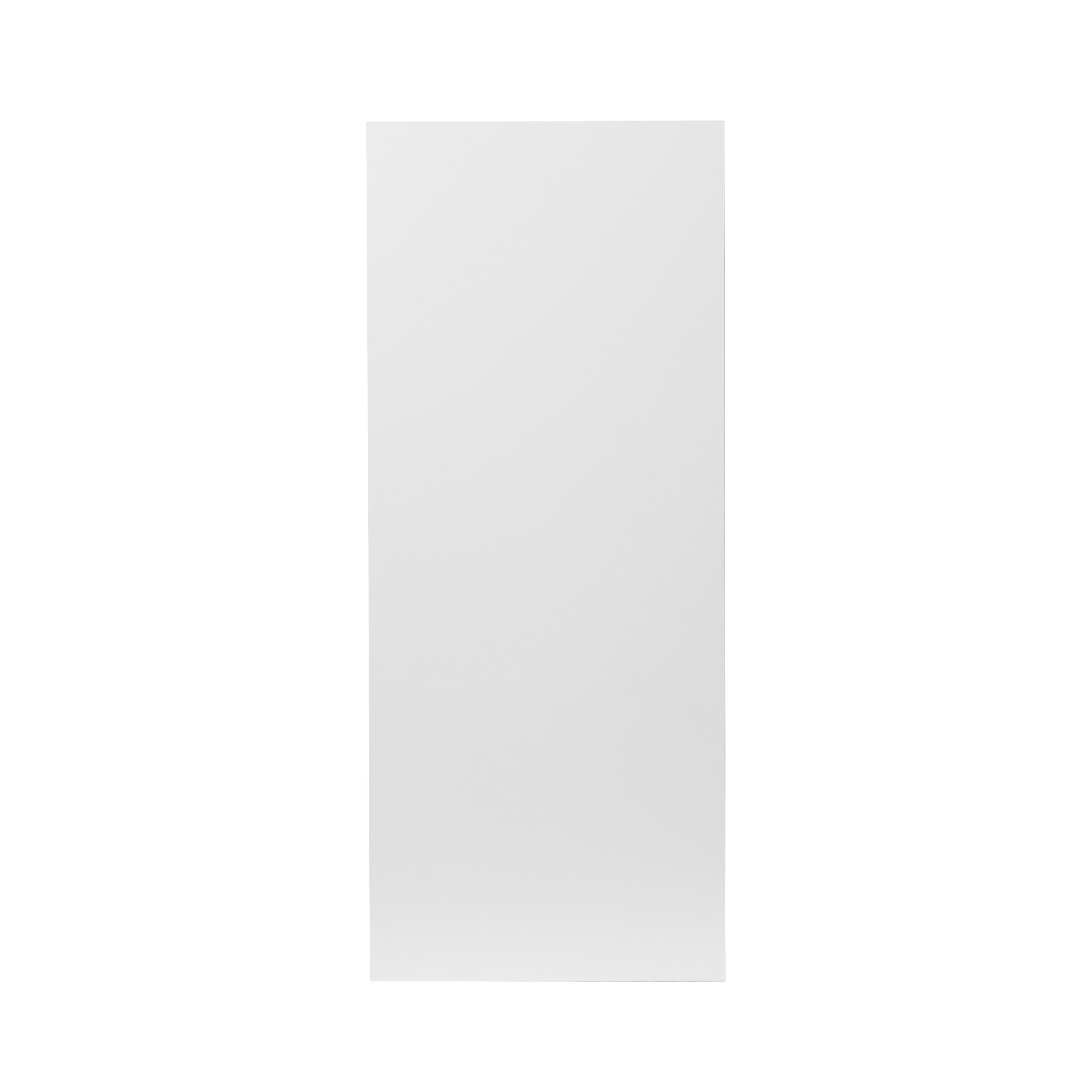 GoodHome Balsamita Matt white Slab Highline Cabinet door (W)300mm (H)715mm (T)16mm