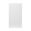 GoodHome Balsamita Matt white slab Highline Cabinet door (W)400mm (H)715mm (T)16mm
