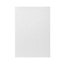 GoodHome Balsamita Matt white slab Highline Cabinet door (W)500mm (H)715mm (T)16mm
