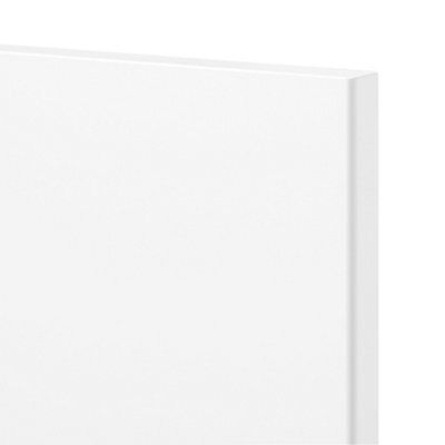 GoodHome Balsamita Matt white slab Multi drawer front (W)500mm