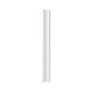 GoodHome Balsamita Matt white slab Standard Corner post, (W)59mm (H)715mm