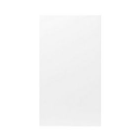 GoodHome Balsamita Matt white slab Tall Cabinet door (W)500mm (H)895mm (T)16mm