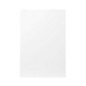 GoodHome Balsamita Matt white slab Tall Cabinet door (W)600mm (H)895mm (T)16mm