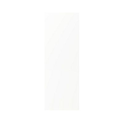 GoodHome Balsamita Matt white slab Tall End panel (H)900mm (W)320mm