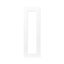 GoodHome Balsamita Matt white slab Tall glazed Cabinet door (W)300mm (H)895mm (T)16mm