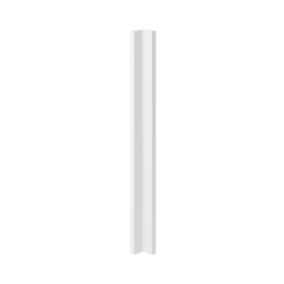 GoodHome Balsamita Matt white Standard Corner post, (W)59mm