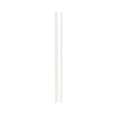 GoodHome Balsamita Matt white Tall Wall corner post, (W)59mm (H)895mm