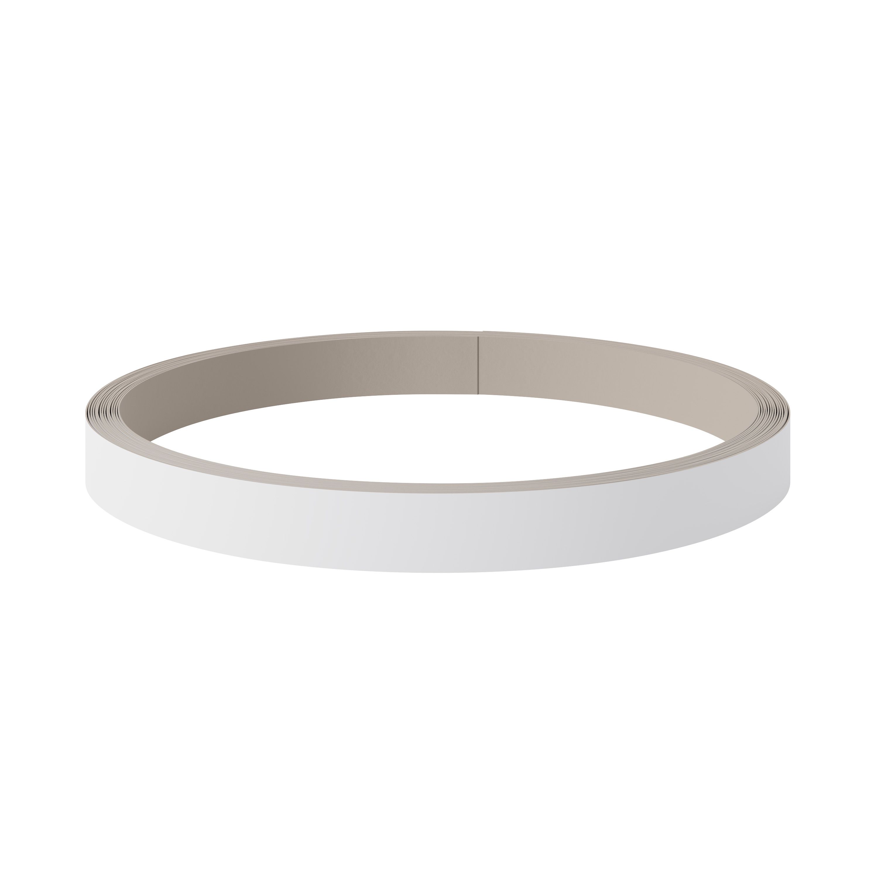 GoodHome Balsamita White Edging tape, (L)10m (W)19mm
