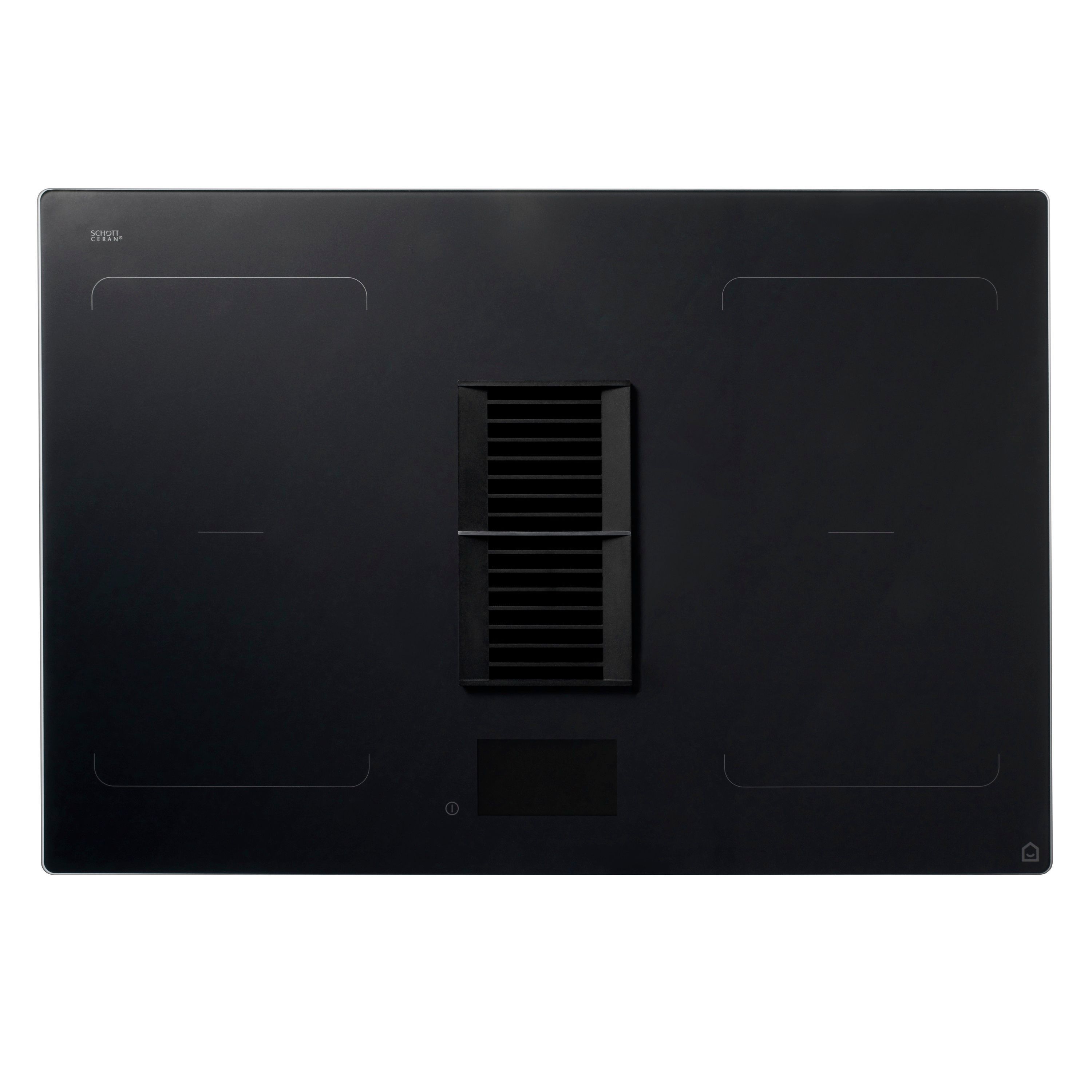 GoodHome Bamia GHIHEF77 4 burner Induction Hob 77cm - Black