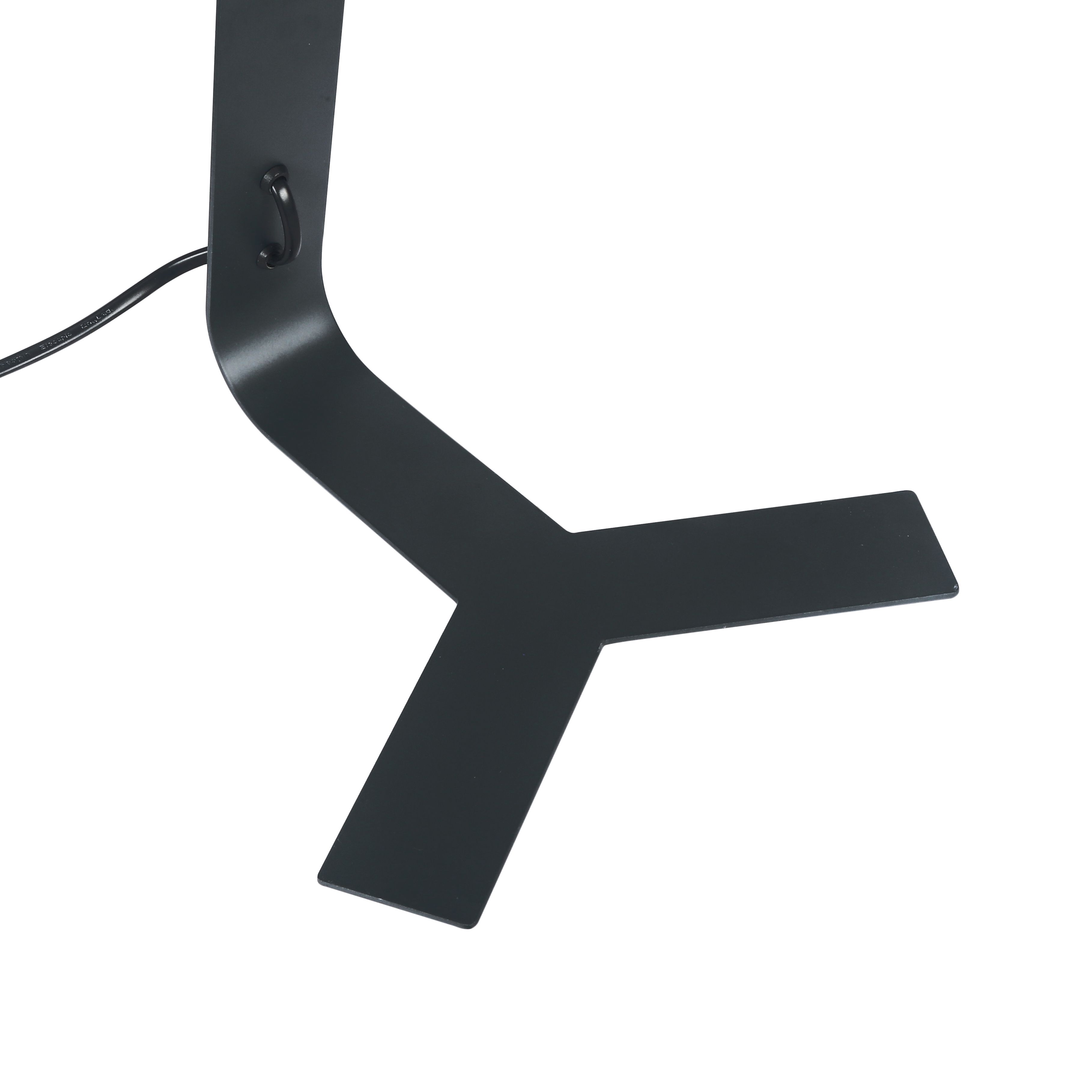 GoodHome Bangoran Matt Dark grey Table light