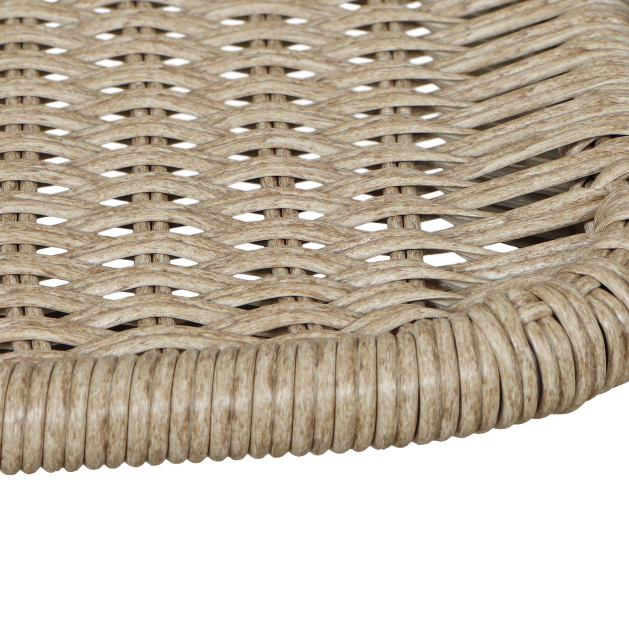 GoodHome Bari Beige Rattan effect Armchair