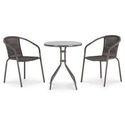 B&q bistro deals table and chairs