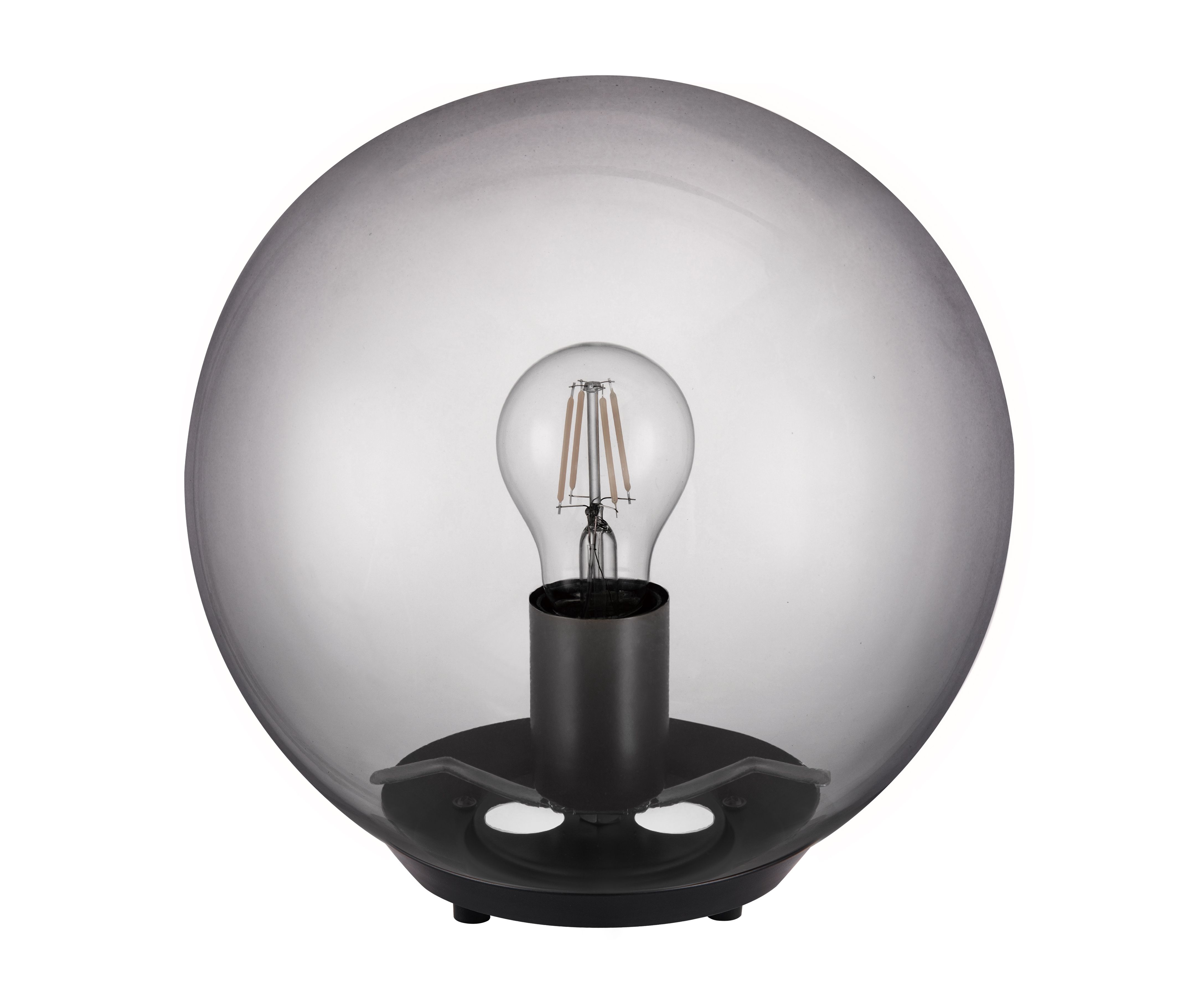 GoodHome Barool Transparent & black Table light