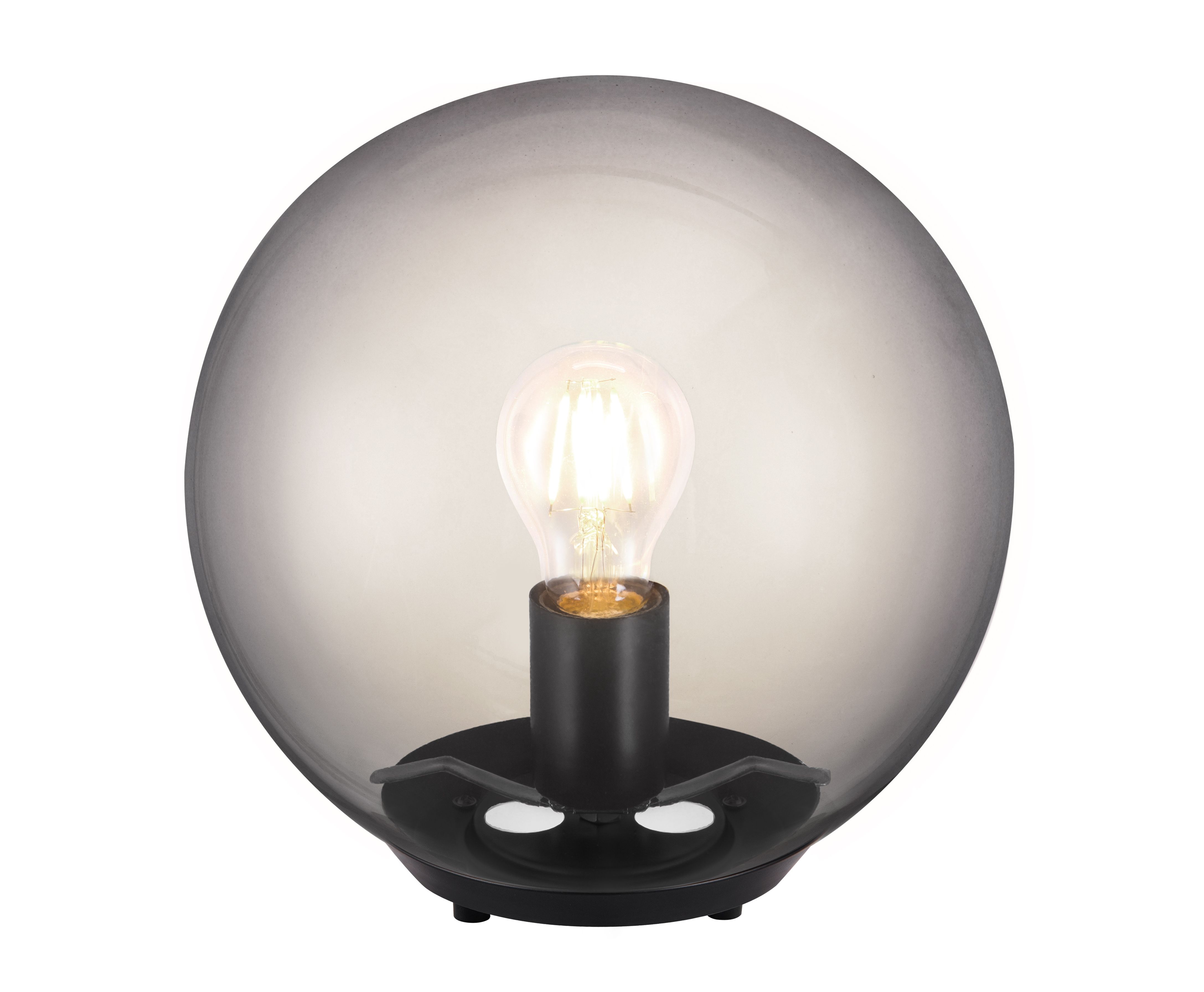 GoodHome Barool Transparent & black Table light
