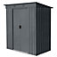 GoodHome Basic 5x3 ft Pent Grey Shed