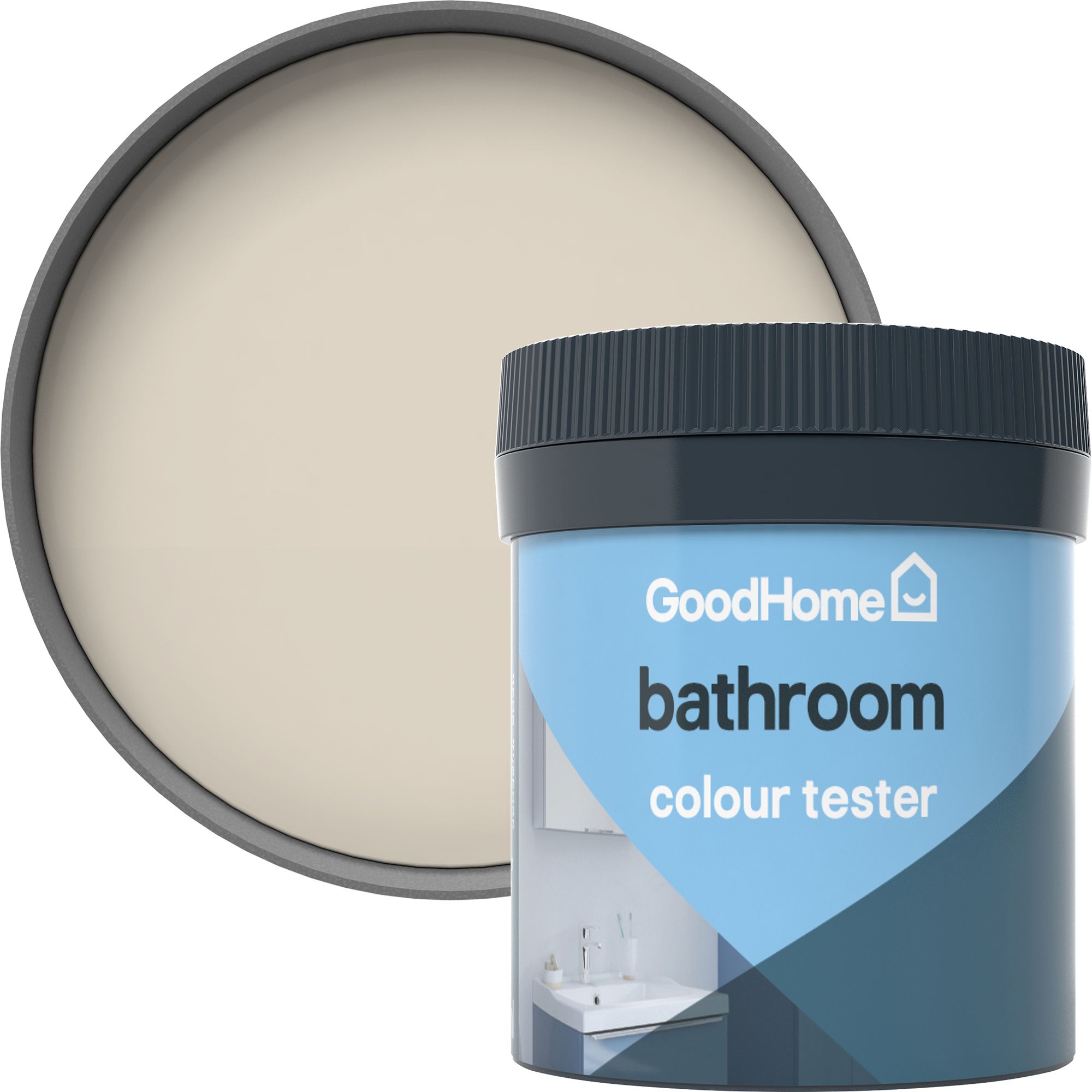 GoodHome Bathroom Cancun Soft sheen Wall & ceiling Emulsion paint, 50ml Tester pot