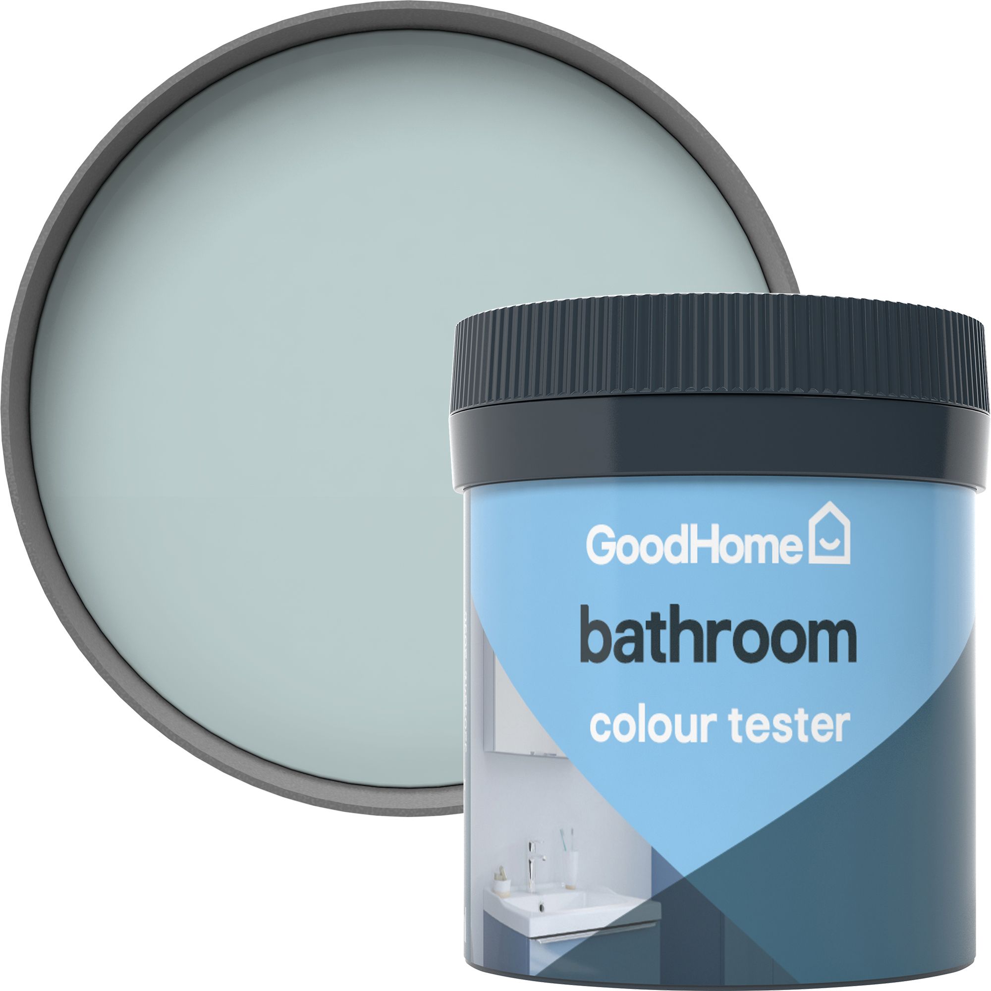 GoodHome Bathroom Clontarf Soft sheen Wall & ceiling Emulsion paint, 50ml Tester pot