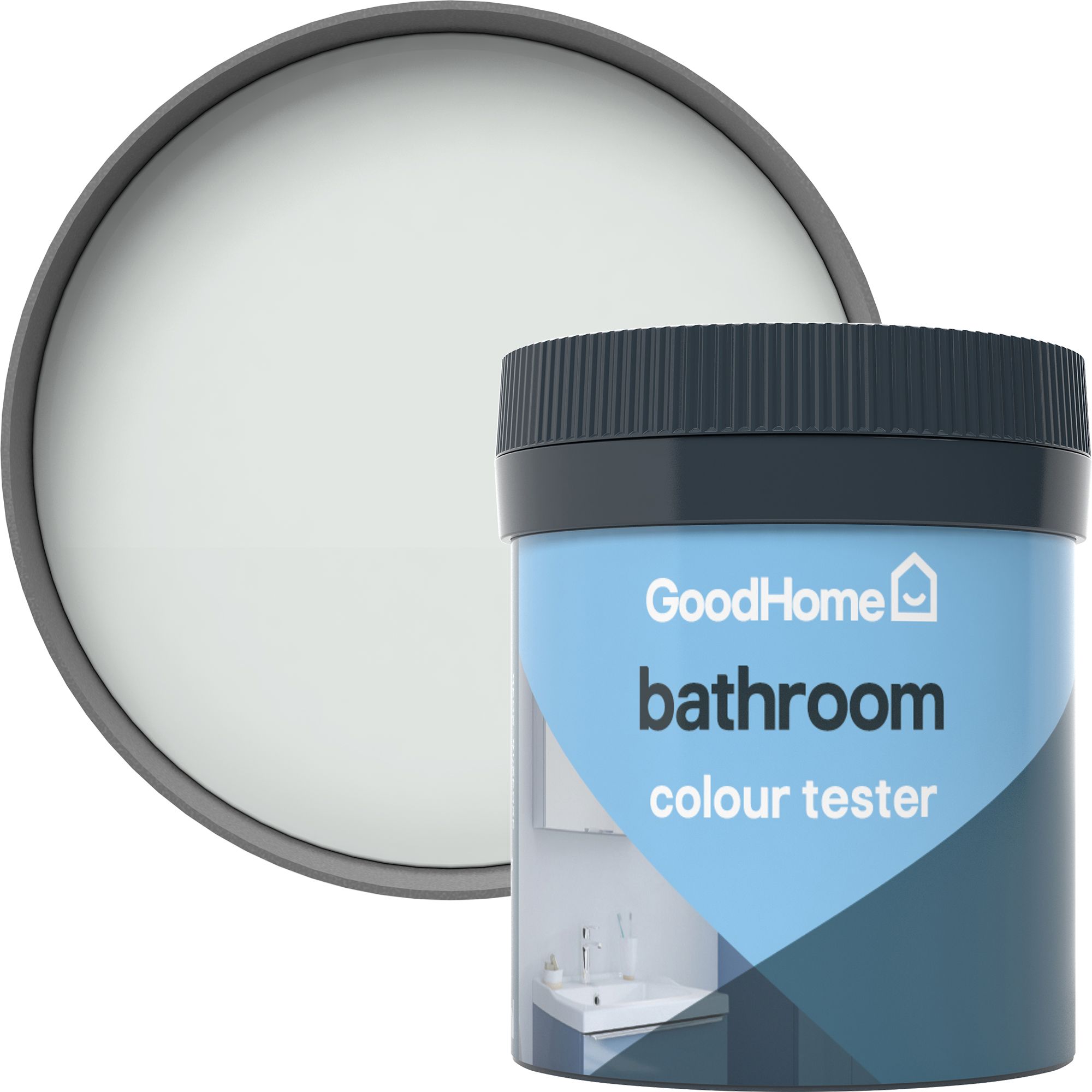 GoodHome Bathroom Hempstead Soft sheen Wall & ceiling Emulsion paint, 50ml Tester pot