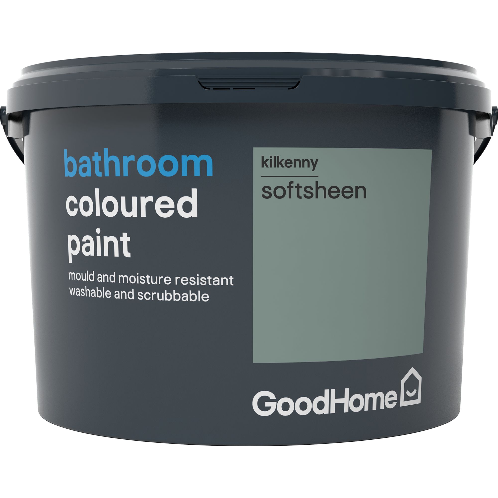GoodHome Bathroom Kilkenny Soft sheen Emulsion paint 2.5L | DIY at B&Q
