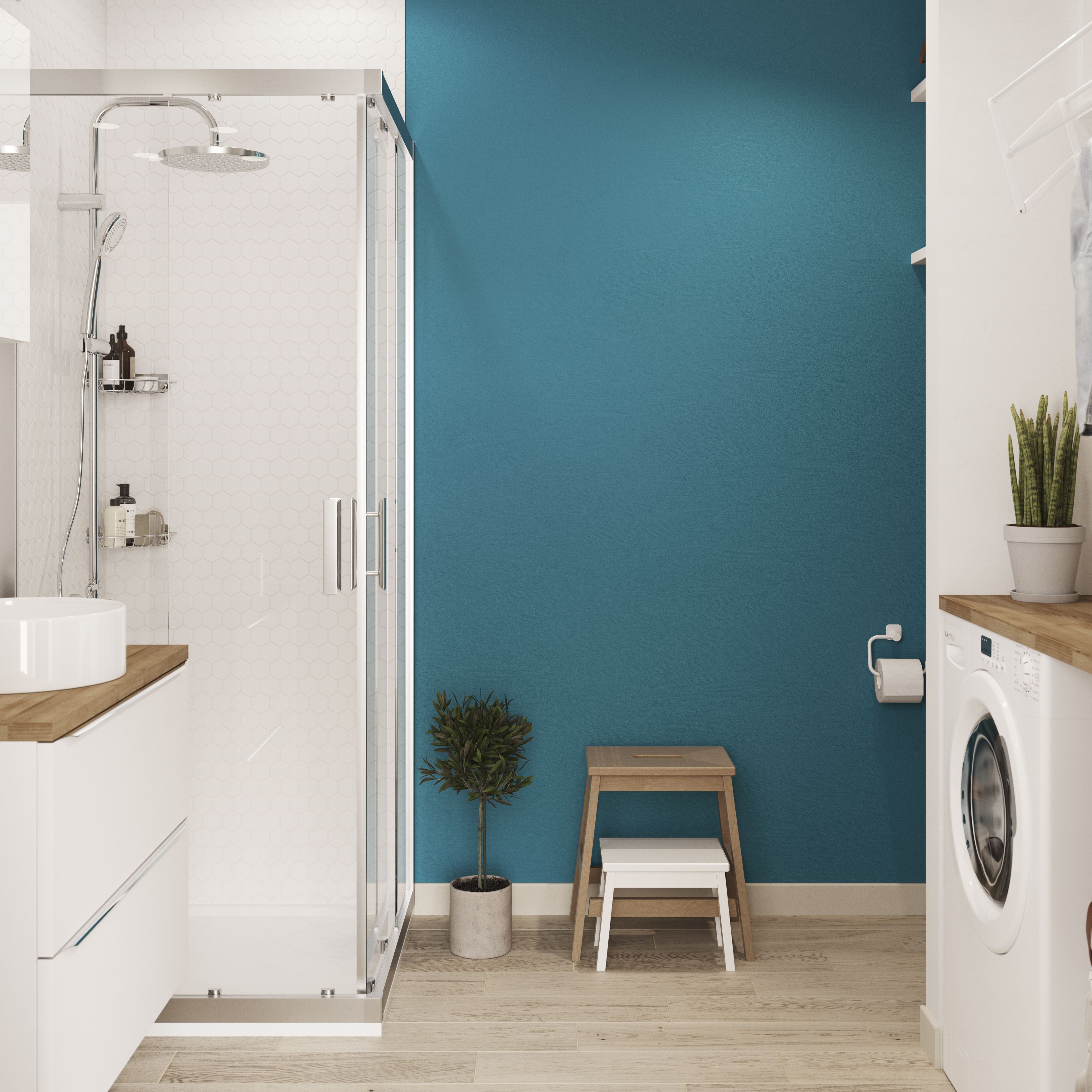 GoodHome Bathroom Marseille Soft sheen Wall & ceiling Emulsion paint, 2.5L