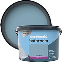 GoodHome Bathroom Monaco Soft sheen Emulsion paint, 2.5L