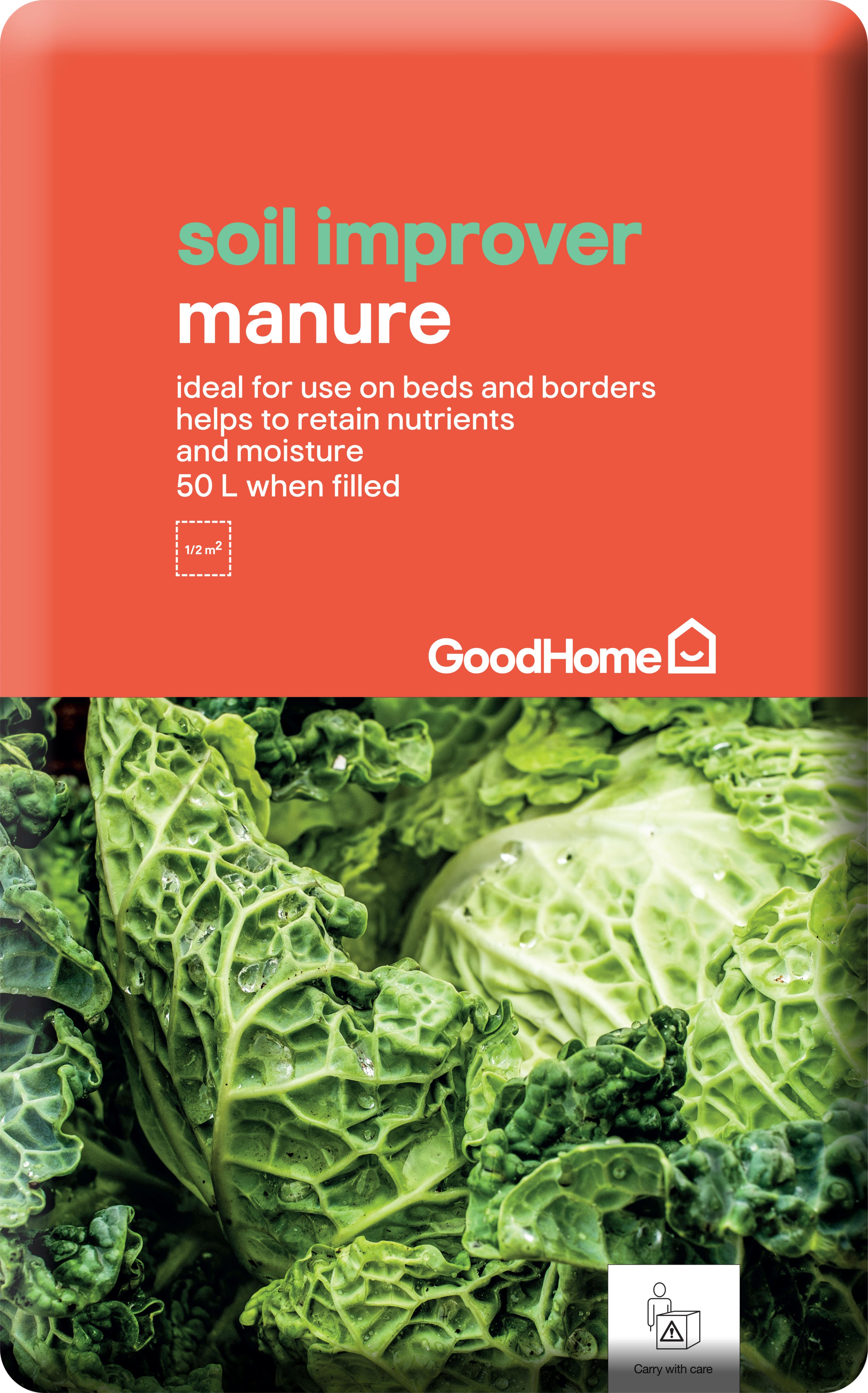 GoodHome Beds & borders Manure 50L