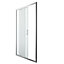 GoodHome Beloya 2 panel Framed Sliding Shower Door (W)1200mm
