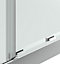 GoodHome Beloya 2 panel Framed Sliding Shower Door (W)1400mm