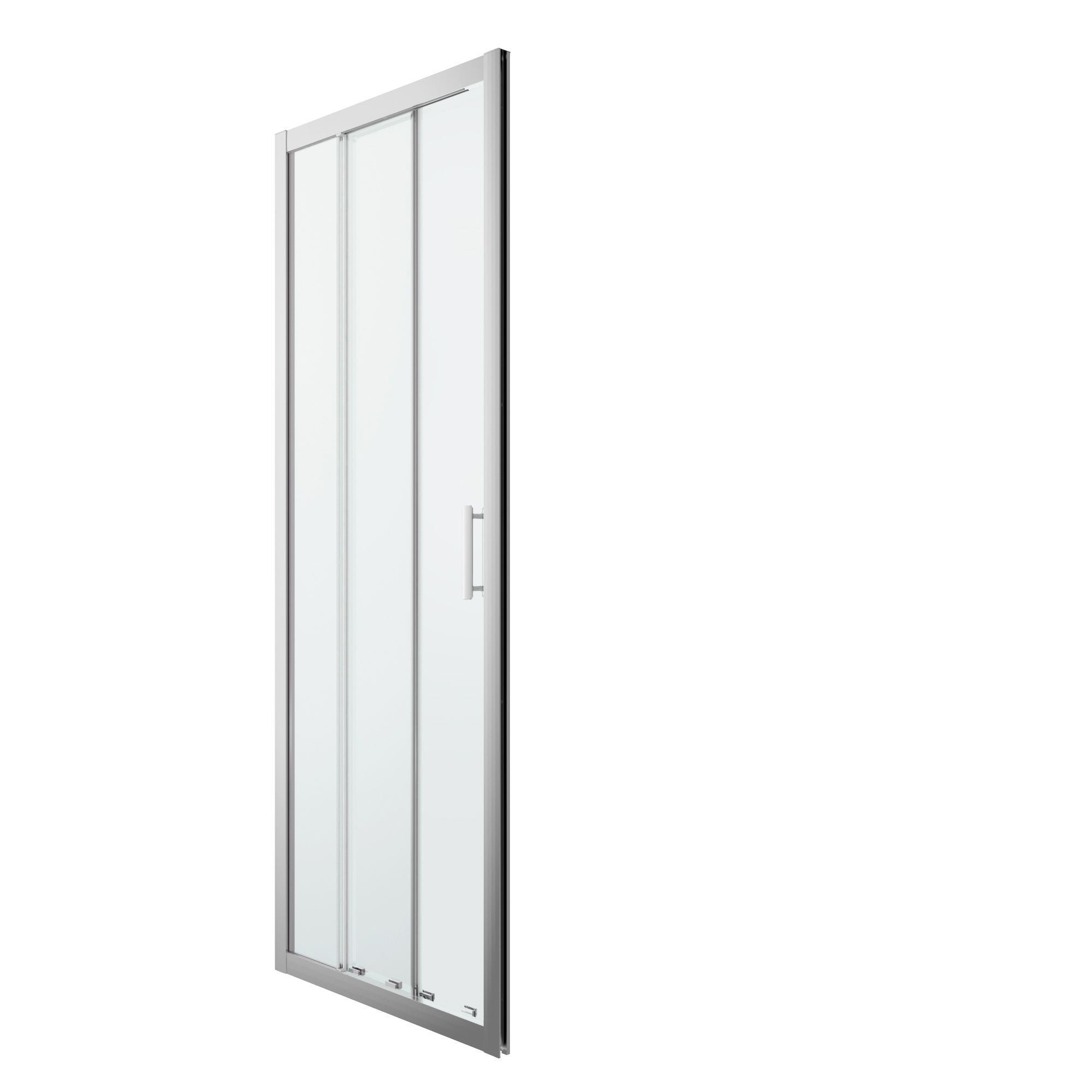 GoodHome Beloya 3 panel Framed Sliding Shower Door (W)760mm DIY at B&Q