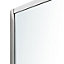 GoodHome Beloya Chrome effect Left-handed Offset quadrant Shower Enclosure & tray - Corner entry double sliding door (H)195cm (W)100cm (D)80cm