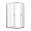 GoodHome Beloya Chrome effect Left-handed Offset quadrant Shower Enclosure & tray - Corner entry double sliding door (H)195cm (W)120cm (D)80cm