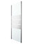 GoodHome Beloya Framed Chrome effect Mirror Fixed Shower panel (H)195cm (W)90cm
