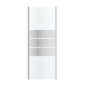 GoodHome Beloya Mirror Fixed Shower panel (H)195cm (W)76cm