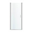 GoodHome Beloya Semi-framed Argenté Silver effect Clear Full open pivot Shower Door (H)195cm (W)90cm