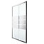 GoodHome Beloya Silver effect Universal Rectangular Shower Enclosure & tray - Sliding door (H)195cm (W)120cm (D)90cm
