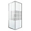 GoodHome Beloya Silver effect Universal Square Shower Enclosure & tray - Corner entry double sliding door (H)195cm (W)90cm (D)90cm