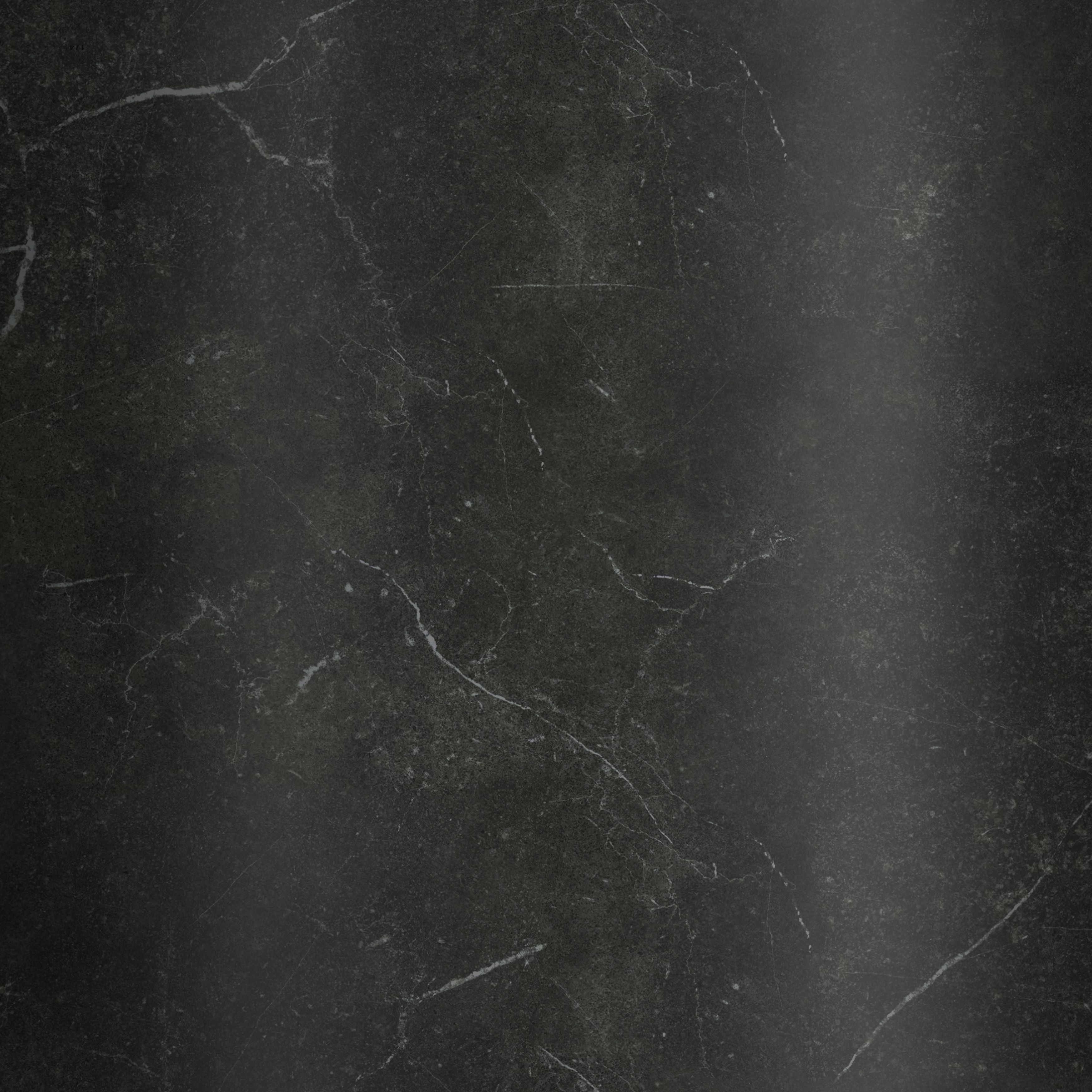 GoodHome Berberis Black Granite effect Laminate & particle board Back panel, (H)600mm (W)2000mm (T)8mm