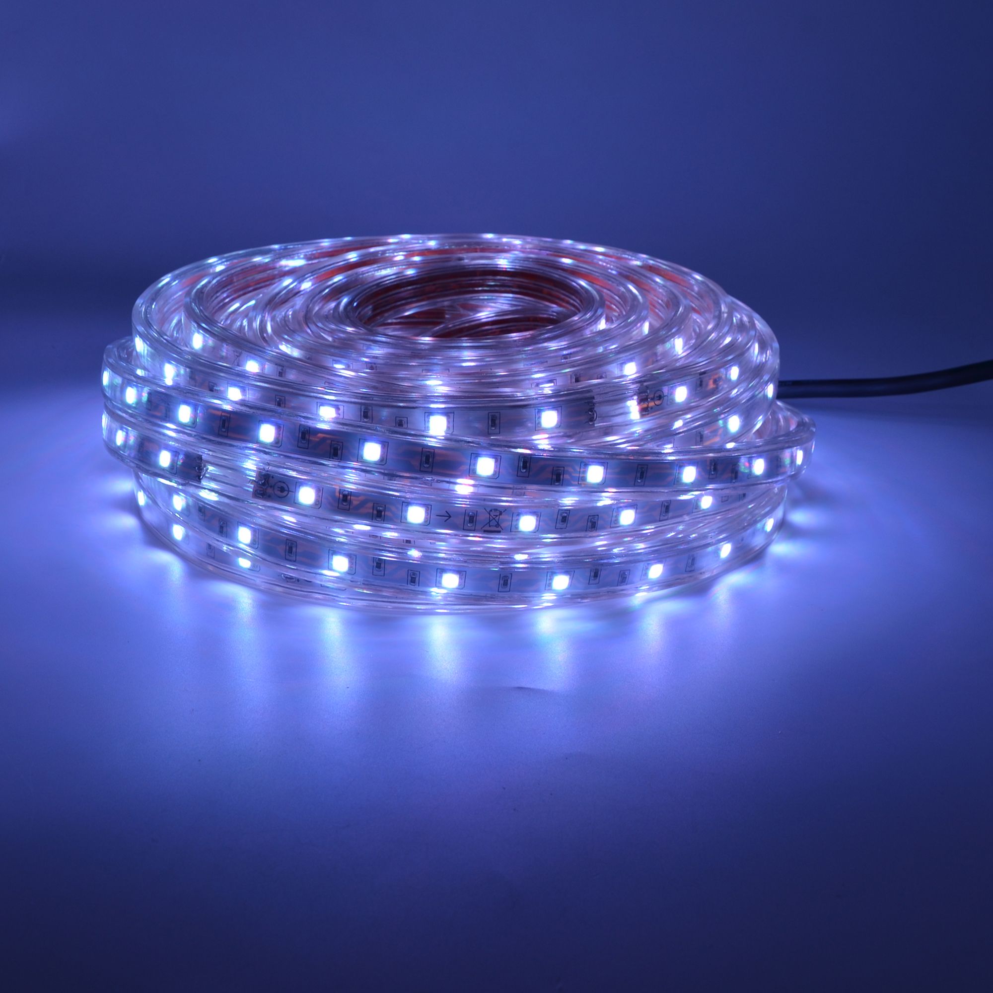 GoodHome Berin Mains-powered (plug-in) LED RGB Strip light IP65 4000K (L)15m