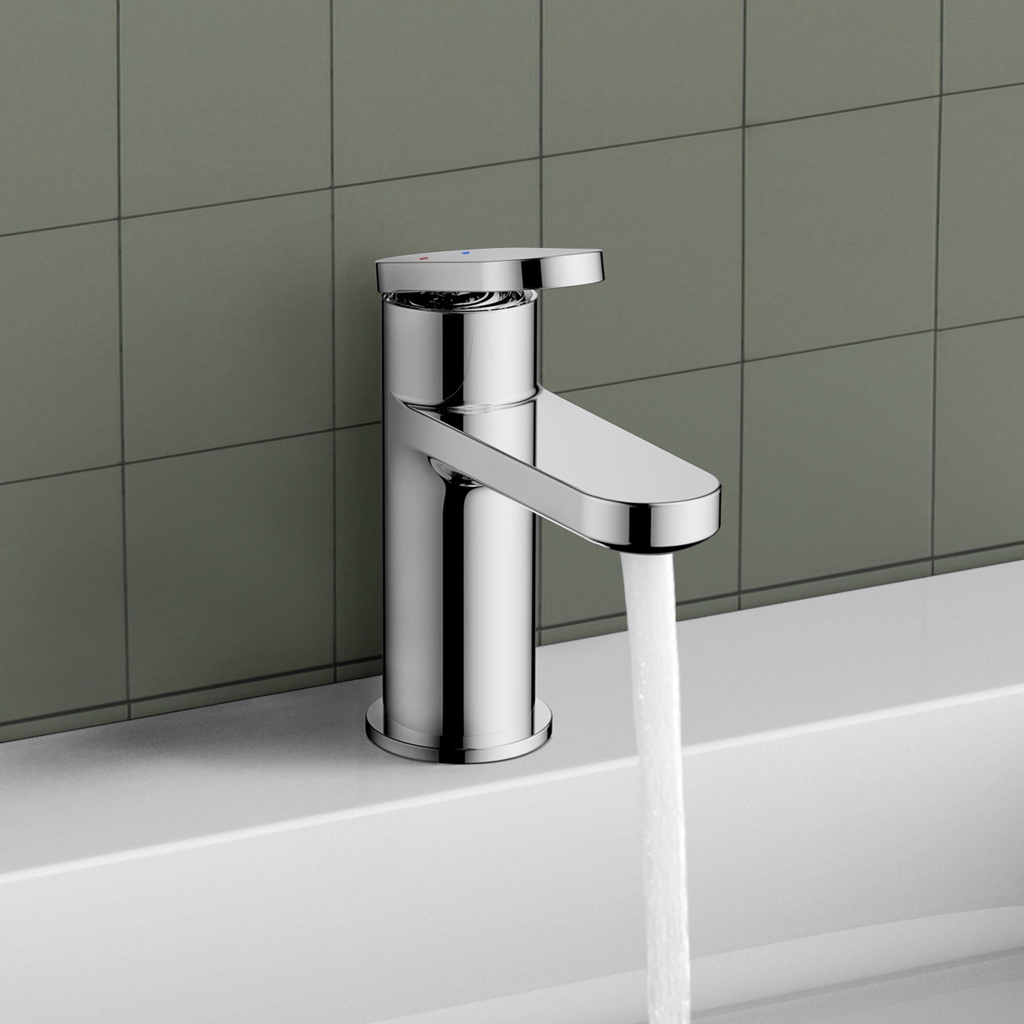 GoodHome Berrow Basin Mono mixer Tap