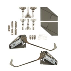 GoodHome Bi fold kit B Grey Open & close mechanism