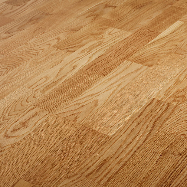 Goodhome Bishorn Natural Oak Real Wood, Does B Q Fit Flooring