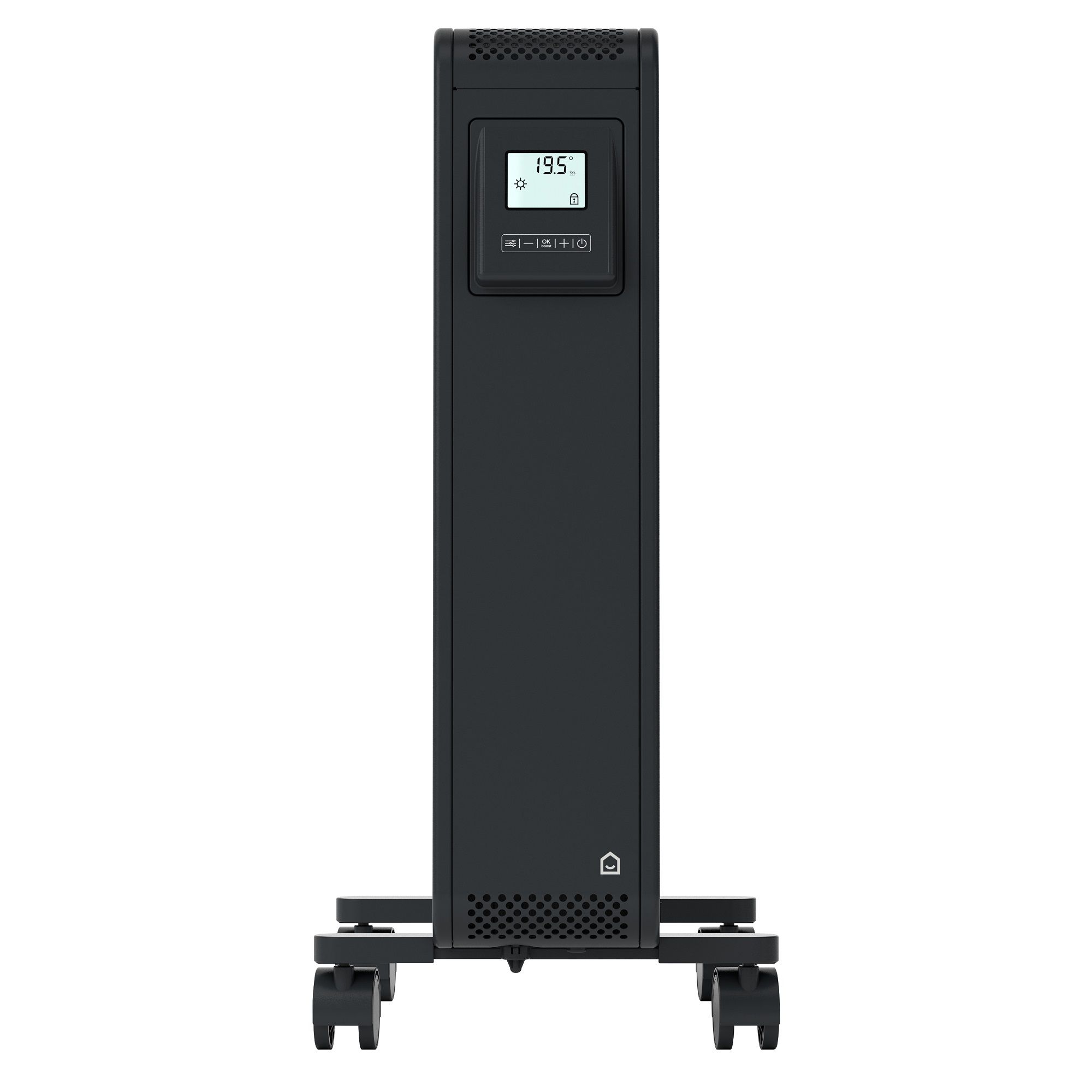 GoodHome Black 2400W Oil-free radiator