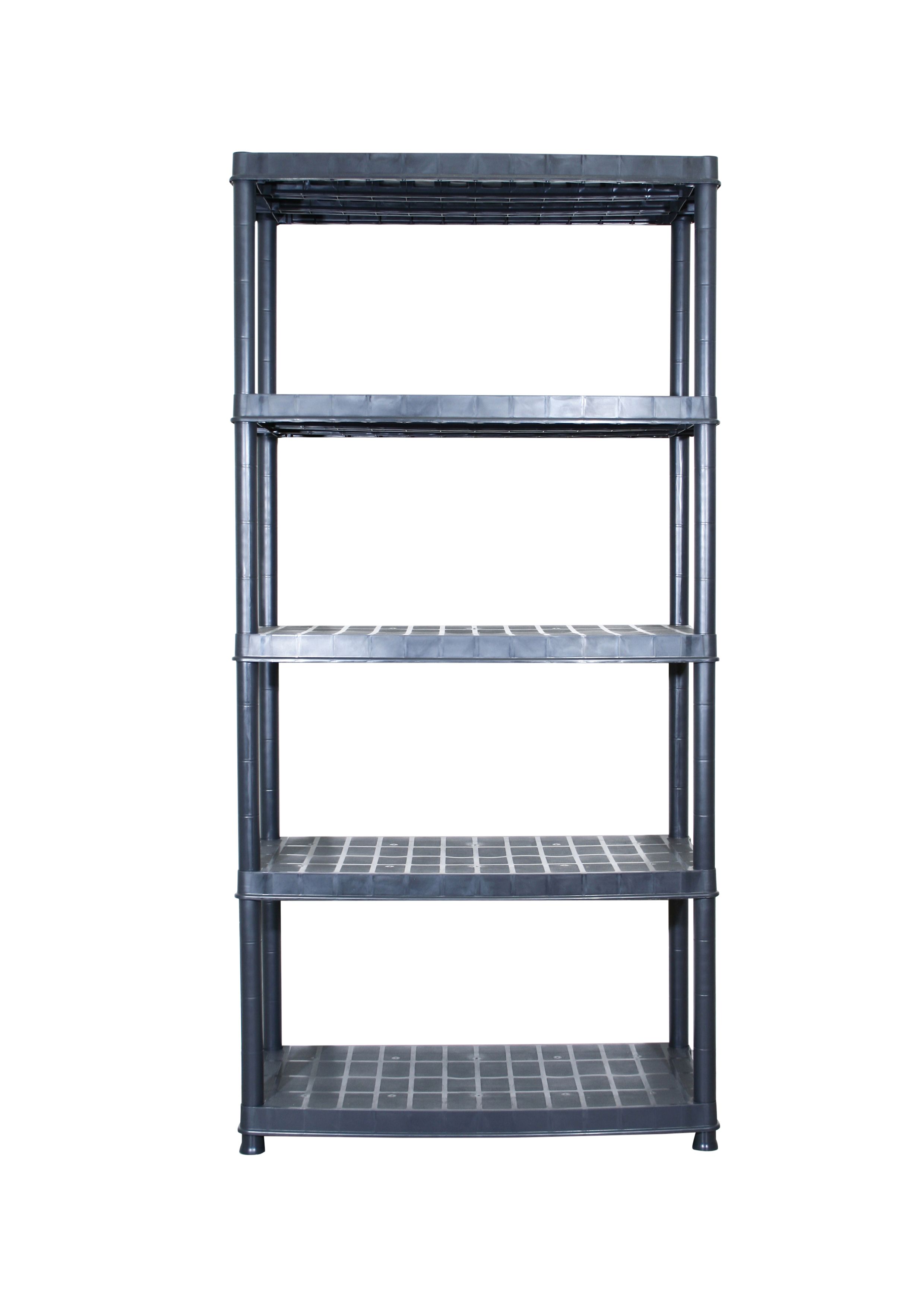 5 shelf deals plastic storage rack