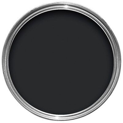GoodHome Black Matt Chalkboard paint, 1L